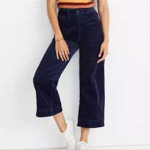 Madwell Emmett wide leg corduroy crop